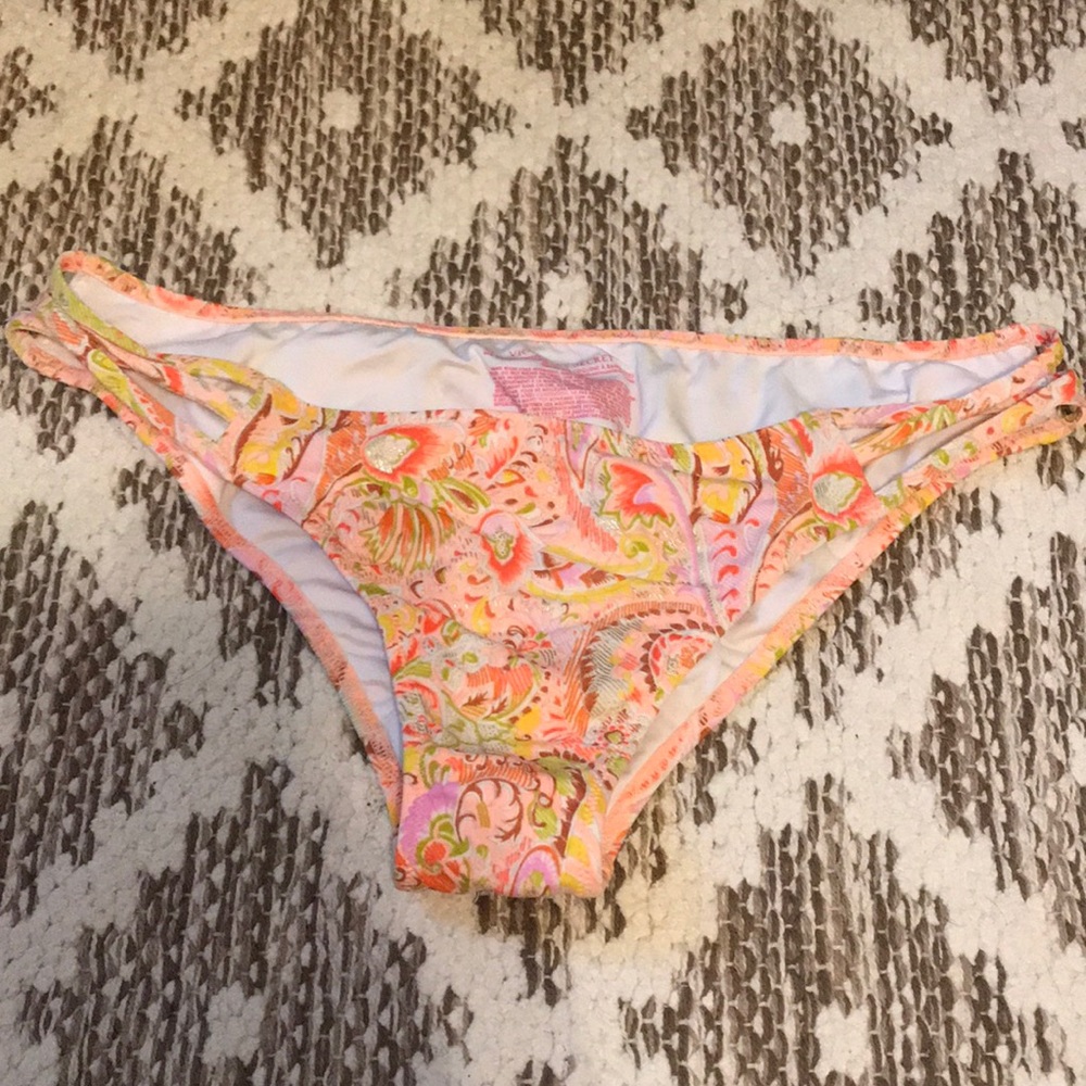 VS “The Strappy Cheeky” Paisley Bathing Suit